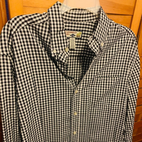 Caribbean Joe Let’s Go Plaid Shirt - Picture 3 of 6